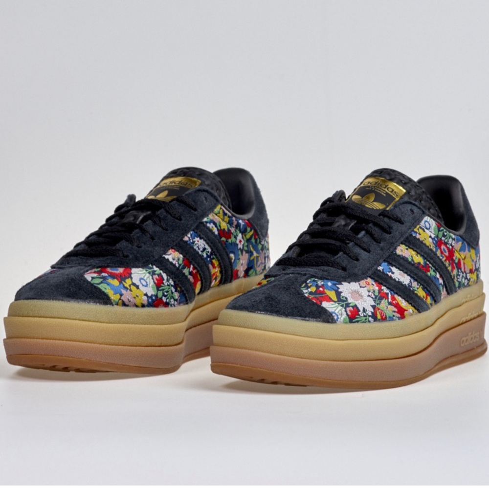 Adidas x Liberty London Floral Women's Gazelle Bold Sneakers - 9.5